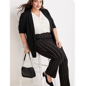 Maurices Plus Size Black Open Front Blazer size 3X